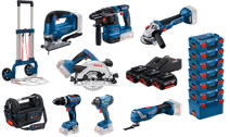 Bosch Professional 7-piece Combi Set Complete Battery combi set