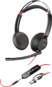 Poly Blackwire 5220 MS Bedrade Office Headset Poly office headset