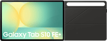 Samsung Galaxy Tab S10 FE Plus 13,1 inch 256GB Wifi Zilver + Book Case Zwart Tablet met kindermodus