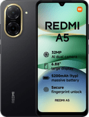 Redmi A5 64GB Zwart 4G Xiaomi Redmi telefoon