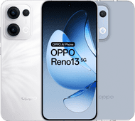 OPPO Reno13 256GB White 5G + Just in Case Back Cover Transparent OPPO Reno series