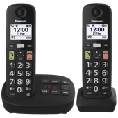 Panasonic KX-TGU132EXB Duo Vaste telefoon 2 handset