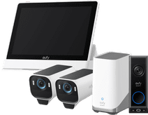 Coolblue EufyCam S3 Pro Duo Pack + HomeBase 3 + Doorbell E340 + Smart Display E10 aanbieding