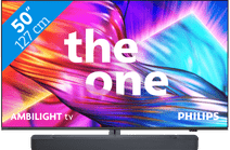 Coolblue Philips The One 50PUS8909 - Ambilight (2024) + JBL Bar 300 Zwart aanbieding