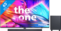 Coolblue Philips The One 65PUS8909 - Ambilight (2024) + JBL Bar 500 Zwart aanbieding