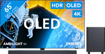 Coolblue Philips 65OLED809 - Ambilight (2024) + JBL Bar 800 Zwart aanbieding