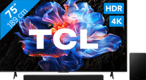 TCL 75" Led P61K 4K (2025) + TCL Q65H TCL LED tv