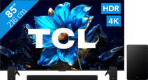 Coolblue TCL 85" QLED P71K 4K (2025) + TCL Q85H PRO aanbieding