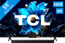 Coolblue TCL 55" QLED P71K 4K (2025) + TCL S45H 2.0 Soundbar aanbieding