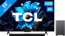Coolblue TCL 55" QLED P71K 4K (2025) + TCL S55H 2.1 Soundbar aanbieding