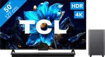 Coolblue TCL 50" QLED P71K 4K (2025) + TCL S55H 2.1 Soundbar aanbieding