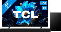 Coolblue TCL 43" QLED P71K 4K (2025) + TCL Q65H aanbieding