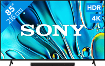 Coolblue Sony Bravia 3 85" 4K Led (2025) + Sony HT-S2000 Zwart aanbieding