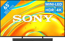 Coolblue Sony Bravia 5 65" XR Mini-led (2025) + Sony HT-S2000 Zwart aanbieding