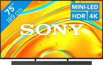 Coolblue Sony Bravia 5 75" XR Mini-led (2025) + Sony Bravia Theatre Bar 9 aanbieding