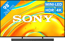 Coolblue Sony Bravia 5 98" XR Mini-led (2025) + Sony Bravia Theatre Bar 8 aanbieding