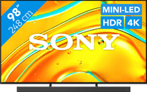 Coolblue Sony Bravia 5 98" XR Mini-led (2025) + Sony Bravia Theatre Bar 9 aanbieding