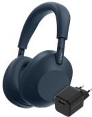 Coolblue Sony WH-1000XM6 Blauw + BlueBuilt Quick Charge Oplader aanbieding