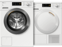 Miele WEA 128 WCS + Miele TEA 528 WP EcoSpeed Miele wasmachine en droger set