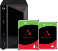 ASUSTOR AS5402T + Seagate IronWolf 8TB (2x 4TB) NAS bundle
