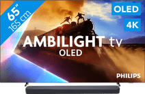 Coolblue Philips Ambilight 65'' OLED760 4K (2025) + JBL Bar 300 M2 Zwart aanbieding