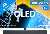 Philips 42OLED809 - Ambilight (2024) + JBL Bar 300 Zwart Philips Ambilight OLED 8 serie tv
