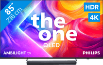 Coolblue Philips Ambilight 85" PUS9000 QLED 4K (2025) + JBL Bar 300 M2 Zwart aanbieding