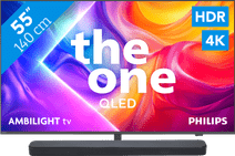 Coolblue PPhilips Ambilight 55" PUS9000 QLED 4K (2025) + JBL Bar 300 M2 Zwart aanbieding