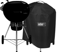 Weber Master Touch Premium SE E-5775 Zwart + Weber Premium Hoes 57 centimeter Houtskool bbq, houtskoolbarbecue