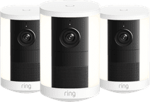 Ring Spotlight Camera 2e Generatie Stekker Wit 3-Pack Ring IP camera voor buiten