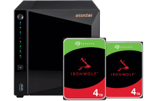 ASUSTOR AS3304T v2 + Seagate Ironwolf 8TB (2x4TB) NAS bundel