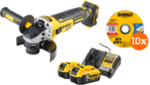Coolblue DeWalt DCG405NT-XJ 5.0 Ah Accu (2x) Compleet Pakket aanbieding