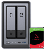 UGREEN NASync DXP2800 + Seagate IronWolf 8TB NAS for home use