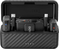 Boya Boyamic 2 + Lavalier Microfoon (2x) Microfoon voor camera