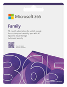 Microsoft 365 Family Subscription 1 Year EN Microsoft Office Software for multiple users