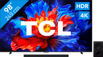 Coolblue TCL 98" QLED P81K 4K (2025) + TCL Q65H aanbieding