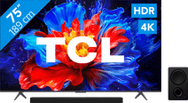 Coolblue TCL 75" QLED P81K 4K (2025) + TCL Q75H aanbieding