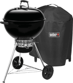 Weber Original Kettle E-5730 57 cm Zwart + Weber Premium Hoes 57 centimeter Kogelbarbecue