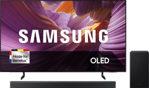 Coolblue Samsung 55" OLED S85F 4K (2025) + Samsung HW-B750F (2025) aanbieding