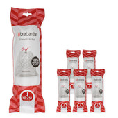 Brabantia Vuilniszakken Code J - 20-25 Liter (120 stuks) Vuilniszak of afvalzak