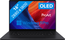 ASUS ProArt P16 OLED H7606WP-RJ129X QWERTY Windows laptop voor videobewerking en industrieel ontwerpen