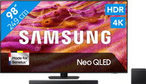 Coolblue Samsung 98" Neo QLED QN90F 4K (2025) + Samsung HW-QS700F (2025) aanbieding