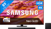 Coolblue Samsung 85" Neo QLED QN90F 4K (2025) + Samsung HW-QS700F (2025) aanbieding