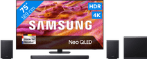 Coolblue Samsung 75" Neo QLED QN90F 4K (2025) + Samsung HW-Q930F (2025) aanbieding