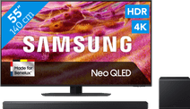 Coolblue Samsung 55" Neo QLED QN90F 4K (2025) + Samsung HW-QS700F (2025) aanbieding