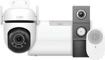 TP-Link Tapo C530WS + H500 Smart HomeBase + D235 Smart Battery and Wired Doorbell TP-Link Tapo outdoor IP camera