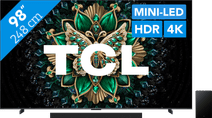 Coolblue TCL 98" QD Mini-led C61K 4K (2025) + TCL Q65H aanbieding