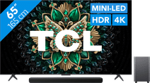 Coolblue TCL 65" QD Mini-led C61K 4K (2025) + TCL S55H 2.1 Soundbar aanbieding