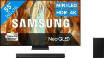 Samsung 55" Neo QLED QN73F 4K (2025) + Samsung HW-B66CF (2025) Samsung tv uit 2025