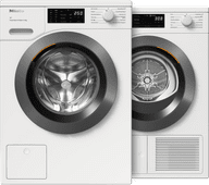 Miele WEC 388 WCS + Miele TEC 648 WP Miele wasmachine en droger set